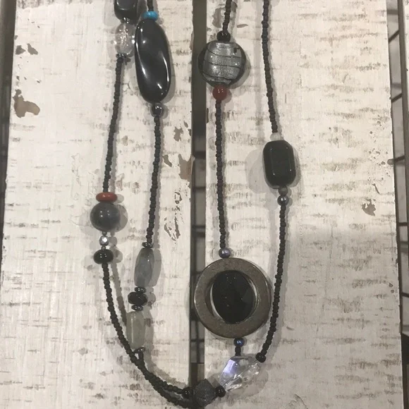 Silpada long necklace with beautiful stones - Picture 4 of 6